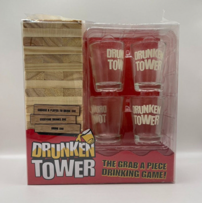 Jenga Drunken Tower – Diversión con Shots