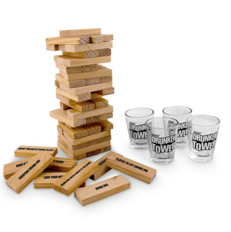 Jenga Drunken Tower – Diversión con Shots