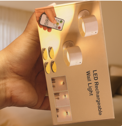 Lámpara LED de Pared Recargable – Diseño Minimalista